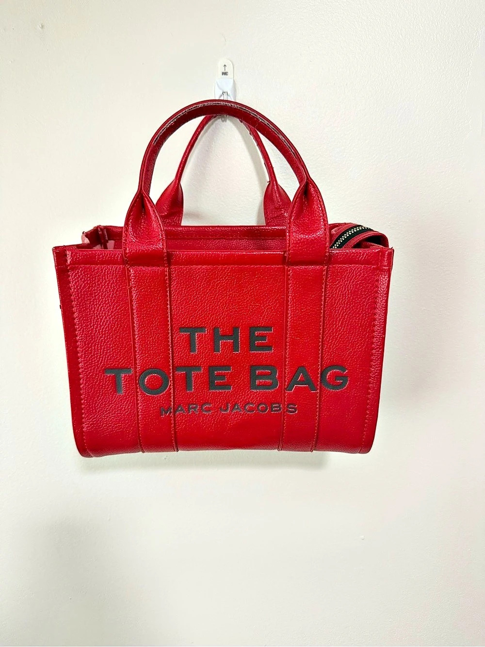 Marc Jacobs The Leather Small Tote Bag Red
